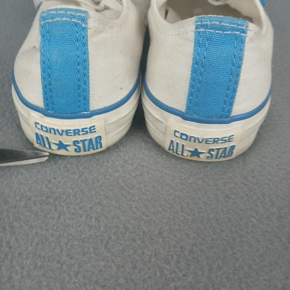 Converse Chunky All Star 530161F Low Top Sneakers Womens 7 White Skate Shoes